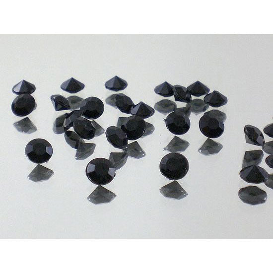 Black Diamond Confetti Decorations 1/2 Carat ( Pack of 2000 )