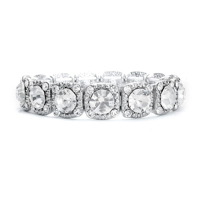 Best Selling Stretch Bracelet with Solitaires