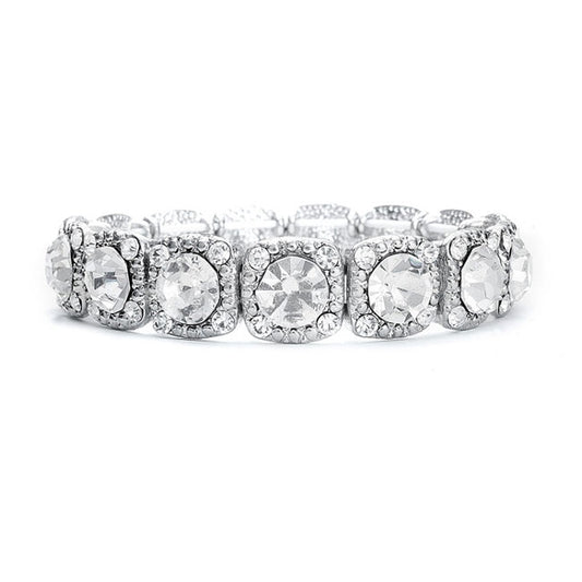 Best Selling Stretch Bracelet with Solitaires