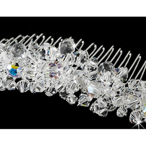 Swarovski Crystal Clear & AB Bridal Comb
