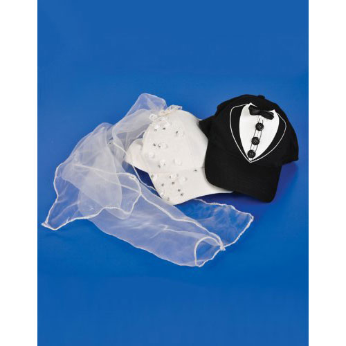 Bride and Groom Baseball Hat Cap Set Wedding Gifts