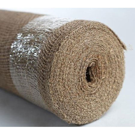 9 Inches Wide Burlap Ribbon Natural color High Quality 10 Yard
