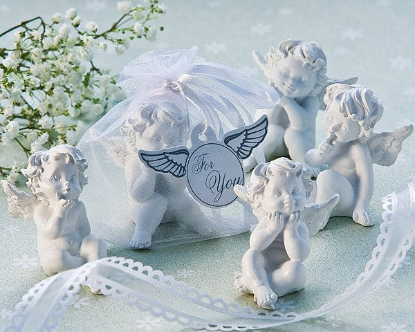 Little Angel Cherub Figurine Favors (Set of 4)