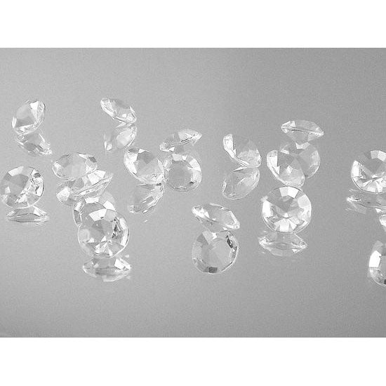 Clear Diamond Confetti Decorations 1 Carat ( Pack of 2000 )