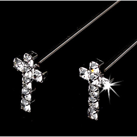 Bouquet Jewelry with Crystal Cross ( Set of 2)