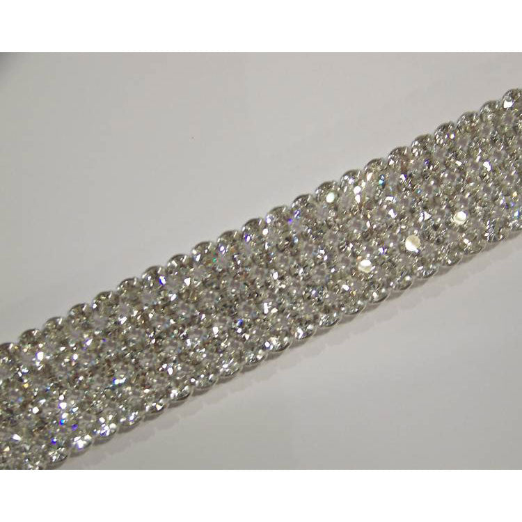 Crystal Cake Ribbons 4 Row Real Rhinestones Crystal Bling Cake Banding Lowest Price