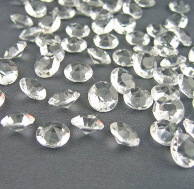 4 Carat Clear Diamond Confetti 800 Piece Decorations