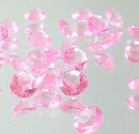 Diamond Confetti Table Decorations 1/2 carat 7 Colors Pack of 2000
