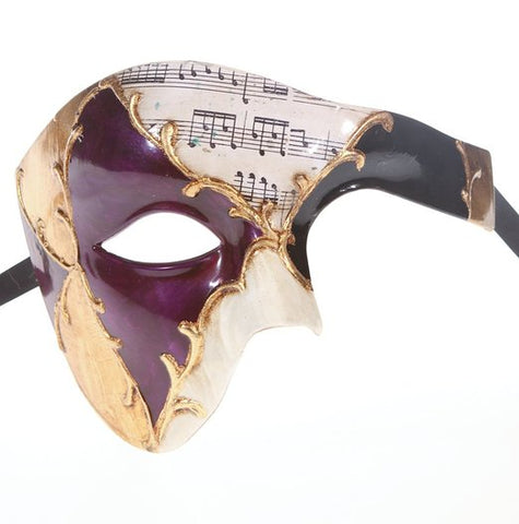 Men Phantom Of The Opera Half Face Masquerade Mask Gold Musical Masks 3 Colors