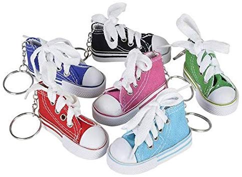 Sneaker Shoe Keychains Pack of 12 Party Favors