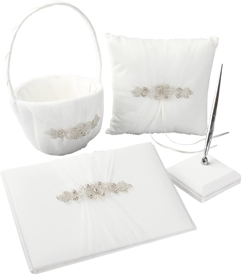 Sonya Collection Wedding Accessories 4-Pieces Set Ivory