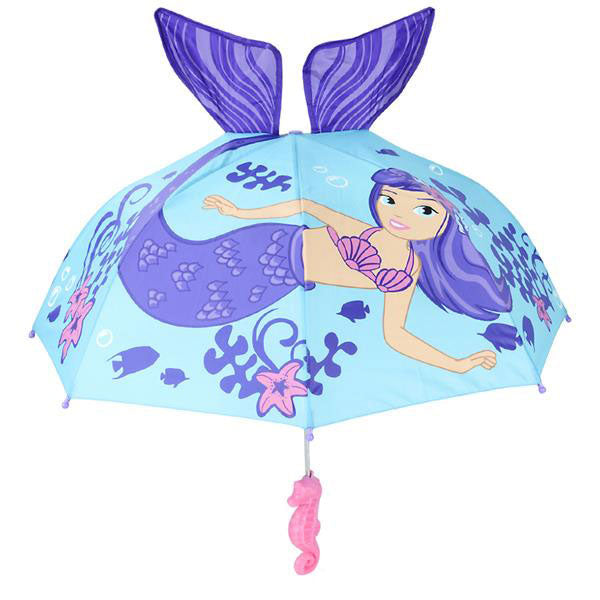 Mermaid Kids Umbrella Girl's Umbrella Size 30 inch Birthday Gifts