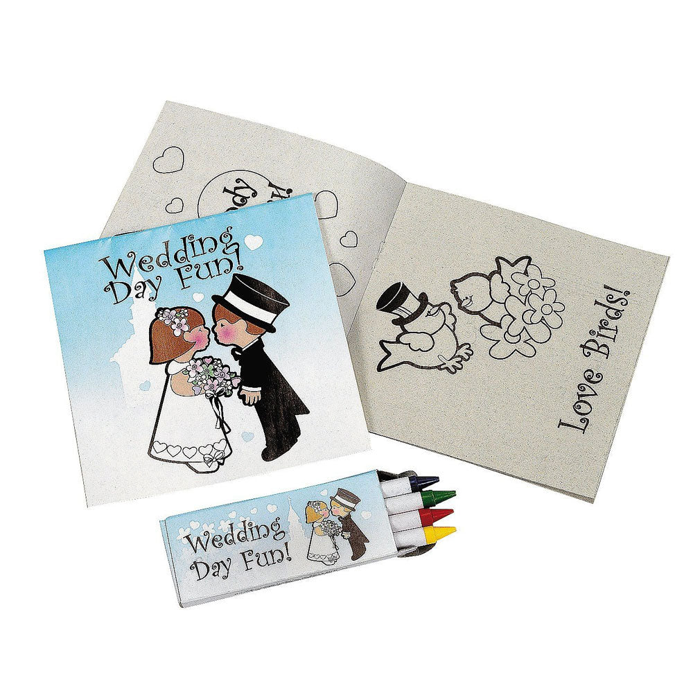 Wedding Day Kids Activity Kits Set