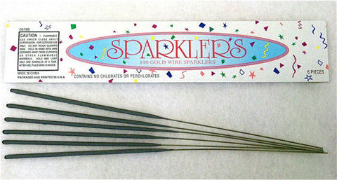 10 inch Wedding Sparklers - 108 Wedding Sparkler Favors