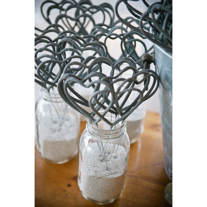 * Heart Shaped Wedding Sparklers - 72 Wedding Sparklers Favors