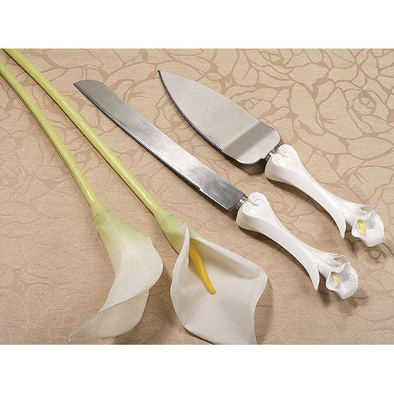 Calla Lily Collection Cake Serving Set